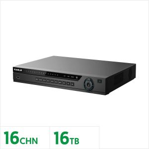 Eagle 16 Channel 4K 1U 16PoE NVR with 16TB Storage, EAG-NVR-4K2-2AI-16-16TB