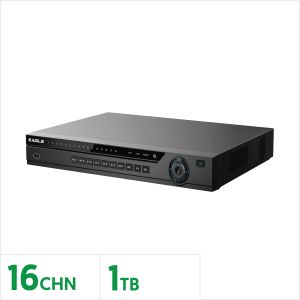 Eagle 4K 16 Channel Penta-Brid 1U DVR with 1TB HDD, EAG-4KL-PRO-AI3-16-1TB