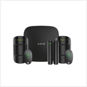 Ajax Hub Kit Plus 2 Apartment with Key Fobs (Black), 23327.47.BL1
