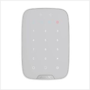 Ajax Keypad Plus White, Touch Keypad with RFID reader, 26101.83.WH1