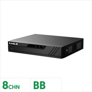 Eagle 4K 8 Channel Penta-Brid Mini 1U DVR with No Storage, EAG-4KL-PRO-AI3-8BB