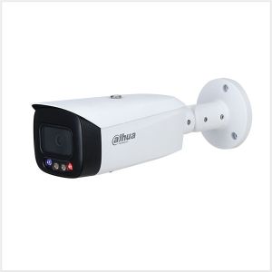 Dahua 5MP Smart Dual Illumination Active Deterrence Fixed-focal Bullet WizSense Network Camera (White), DH-IPC-HFW3549T1P-AS-PV-0360B-S3