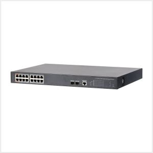 Dahua 16-Port PoE Gigabit Managed Switch, PFS4218-16GT-240