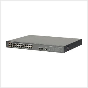 Dahua 24 Port PoE Gigabit Managed Switch, DH-PFS4226-24GT-360