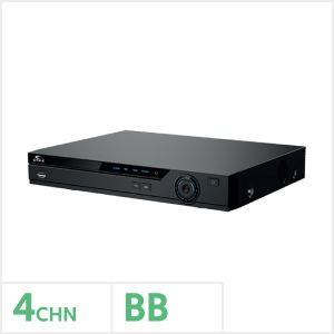 4K Eagle 4 Channel Penta-Brid Mini 1U DVR with No Storage, EAG-4K-PRO-AI-4BB