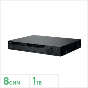 4K Eagle 8 Channel Penta-Brid Mini 1U DVR with 1TB HDD, EAG-4K-PRO-AI-8-1TB