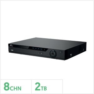 4K Eagle 8 Channel Penta-Brid Mini 1U DVR with 2TB HDD, EAG-4K-PRO-AI-8-2TB