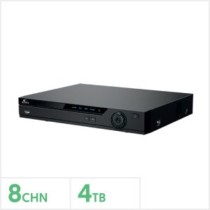 4K Eagle 8 Channel Penta-Brid Mini 1U DVR with 4TB HDD, EAG-4K-PRO-AI-8-4TB