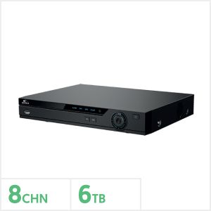 4K Eagle 8 Channel Penta-Brid Mini 1U DVR with 6TB HDD, EAG-4K-PRO-AI-8-6TB