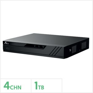 4K Eagle 4 Channel Penta-Brid Compact 1U DVR with 1TB HDD, EAG-4KL-PRO-AI-4-1TB