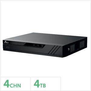 4K Eagle 4 Channel Penta-Brid Compact 1U DVR with 4TB HDD, EAG-4KL-PRO-AI-4-4TB