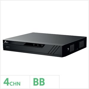 5MP Eagle 4 Channel Penta-Brid Compact 1U DVR with No Storage, EAG-5MP-PRO-AI-4BB