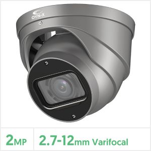 Eagle 2MP Varifocal Motorised Lens HDCVI IR Turret Camera (Grey), EAGLE-2-TUR-MG