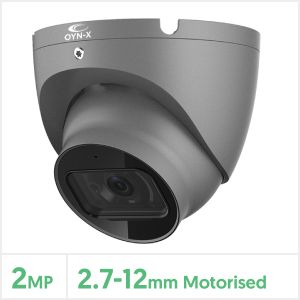 Eagle 2MP Motorised Lens HDCVI POC IR Turret Camera (Grey), EAGLE-2-TUR-POC-MG