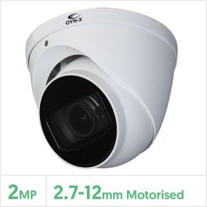Eagle 2MP Motorised Lens HDCVI POC IR Turret Camera (White), EAGLE-2-TUR-POC-MW
