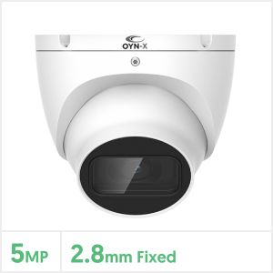 Eagle 5MP Fixed Lens Starlight HDCVI IR Turret Camera (White), EAGLE-5-TUR2-FW