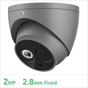 Eagle 2MP Fixed Lens HDCVI IR Turret Camera with 50m IR Range (Grey), EAGLE-50M-2-TUR-FG
