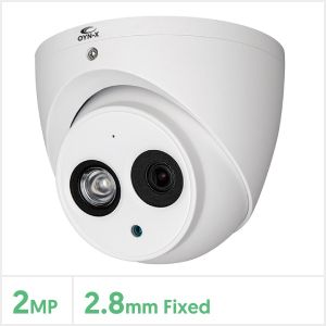 Eagle 2MP Fixed Lens HDCVI IR Turret Camera with 50m IR Range (White), EAGLE-50M-2-TUR-FW