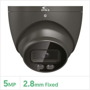 Eagle 5MP Fixed Lens Starlight HDCVI Turret Camera (Grey), EAGLE-5COL-TUR-FG