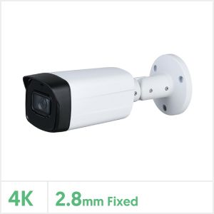 Eagle 4K/8MP Fixed Lens HDCVI IR Bullet Camera (White), EAGLE-8-BUL-FW