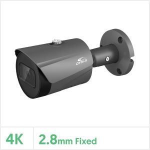 Eagle 4K/8MP Fixed Lens Lite IR Network Bullet Camera (Grey), EAGLE-IPC-8-BUL-FG