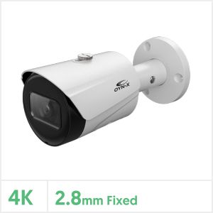 Eagle 4K/8MP Fixed Lens Lite IR Network Bullet Camera (White), EAGLE-IPC-8-BUL-FW