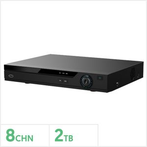 Eagle 8 Channel 8MP/4K Lite Penta-Brid Mini DVR with 2TB Storage, EAGLE-POC-4K-8-2TB