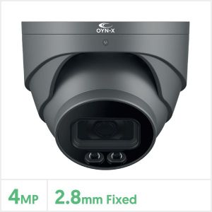 Eagle 4MP Full-Colour Fixed Lens Network Turret Camera (Grey), EAGLE4C-IP-TUR-FG