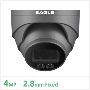 Eagle 4MP AI Fill-Colour Fixed Network Turret Camera, EAGLE4C-IP-TUR2-FG