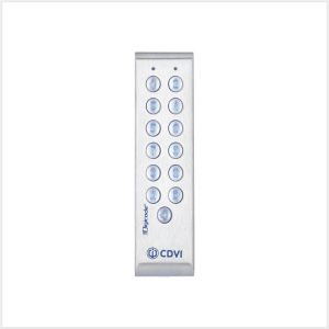 CDVI Stainless Steel Narrow Surface Mount Keypad with Remote Electronics, PROFIL100E-C