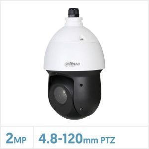 Dahua 2MP 25x Optical Zoom Starlight IR WizSense Network PTZ Camera (White), SD49225XA-HNR