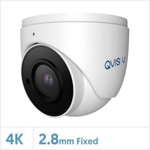 8MP/4K Viper IP Fixed Lens Turret Camera with Audio (White), TURVIP4K-FW-A