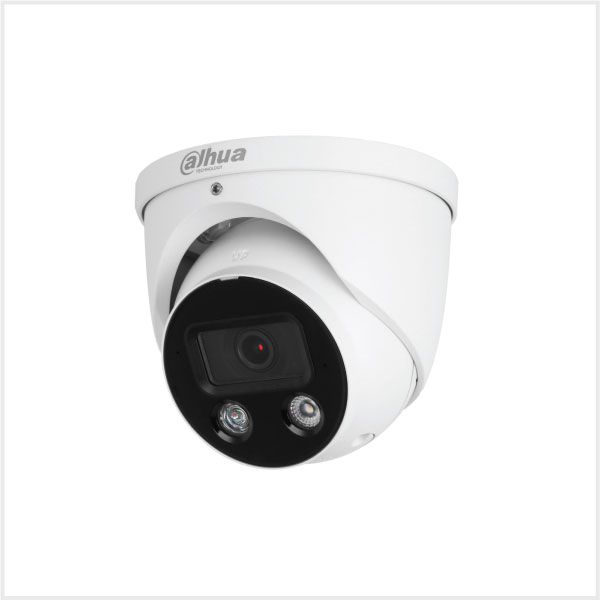 Dahua 5MP Smart Dual Illumination TiOC 2.0 Full Colour Active-Deterrent WDR IR Turret AI Network Camera, DH-IPC-HDW3549HP-AS-PV-0280B-S4