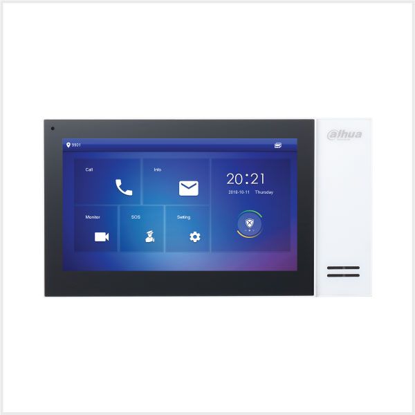 Dahua Non Issue Card Touch 0-CH IP Indoor Monitor, DHI-VTH2421FW-P