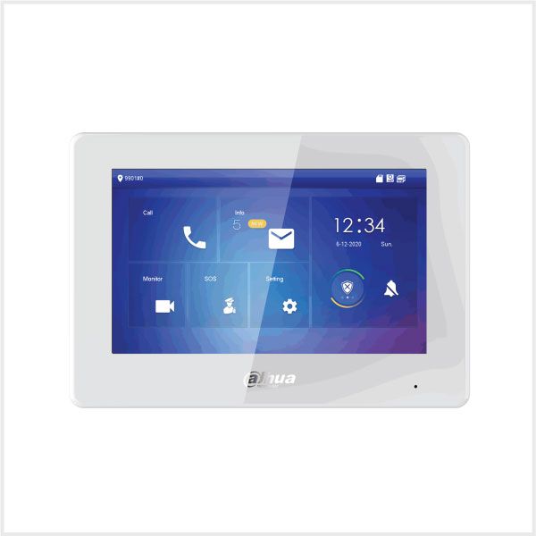 Dahua Non Issue Card Touch 6-ch 2-Wire IP Indoor Monitor, VTH5422HW