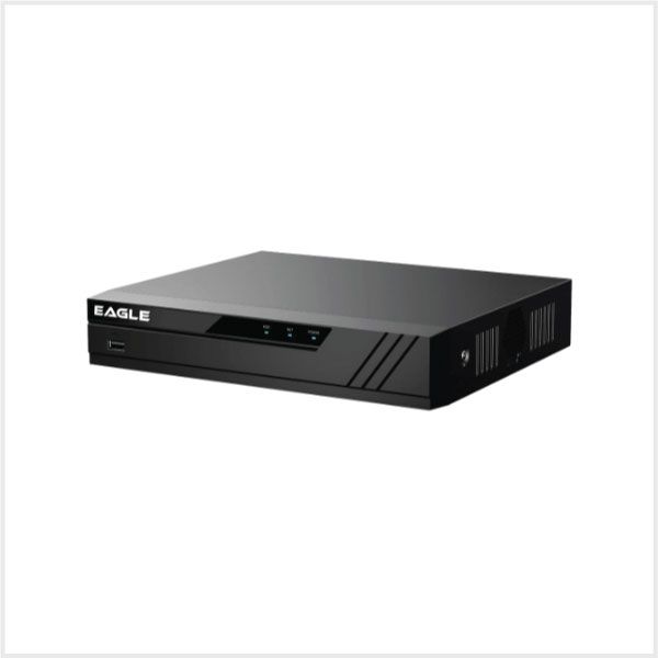 Eagle 4 Channel Compact 1U 4PoE WizSense NVR with 2TB, EAG-NVR-4K2-2AI-4-2TB