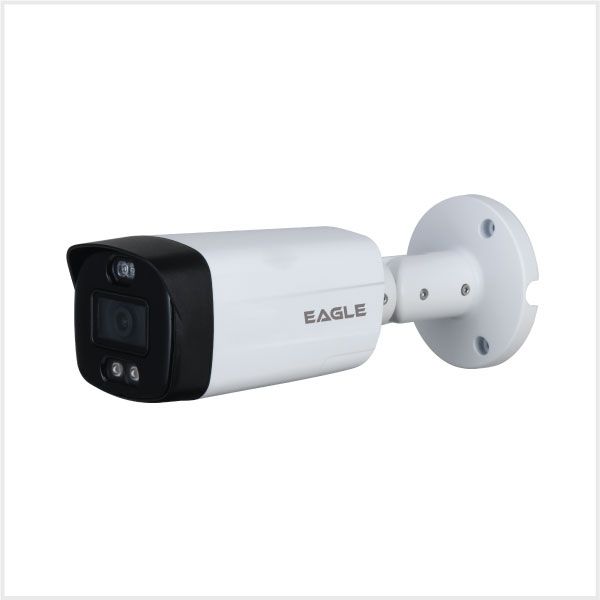 Eagle 8MP/4K Fixed Lens Full-colour Active Deterrence HDCVI IR Bullet Camera, EAGLE8C-AD-BUL-FW