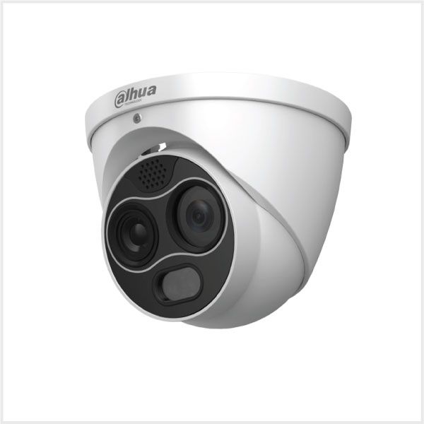 Dahua WizSense Thermal Network Turret Camera (White), DH-TPC-DF1241P-D3F4