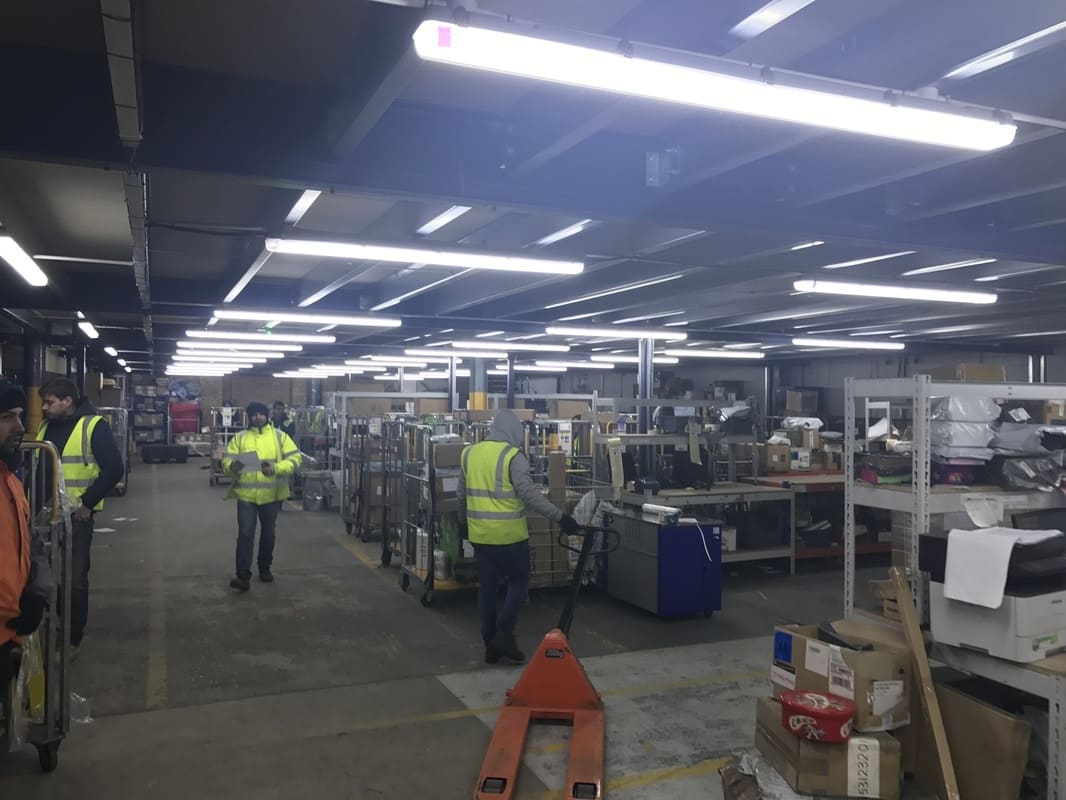 4PX Warehouse with new led lighting solution